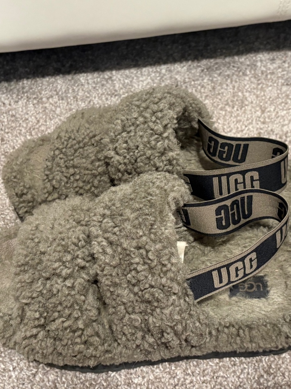 Ugg open toe slippers size 9
